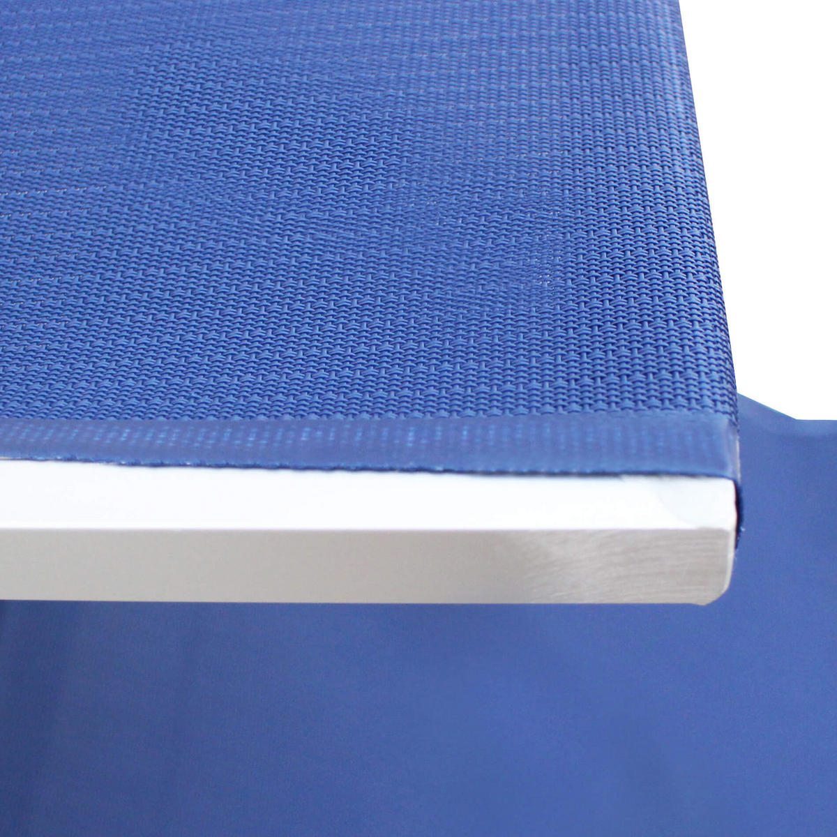 SONNENLIEGE Blau 61/186/38 cm - Blau, Metall (61/38/186cm) - Mobili Rebecca