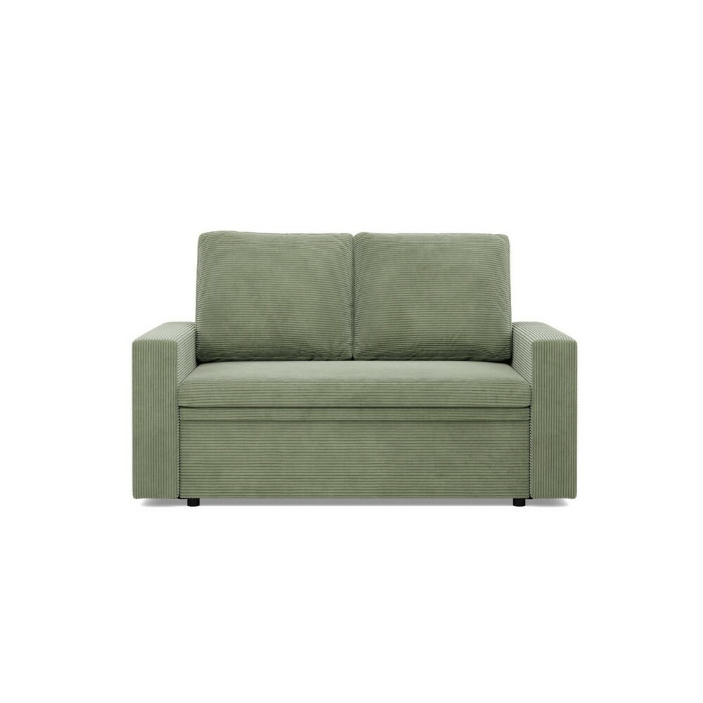 SOFA Neo mit gerader Armlehnen olivgrün - Olivgrün, Textil (148/90/87cm) - SIMKAM Furniture