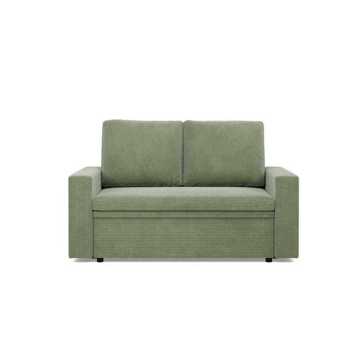 SOFA Neo mit gerader Armlehnen olivgrün - Olivgrün, Textil (148/90/87cm) - SIMKAM Furniture