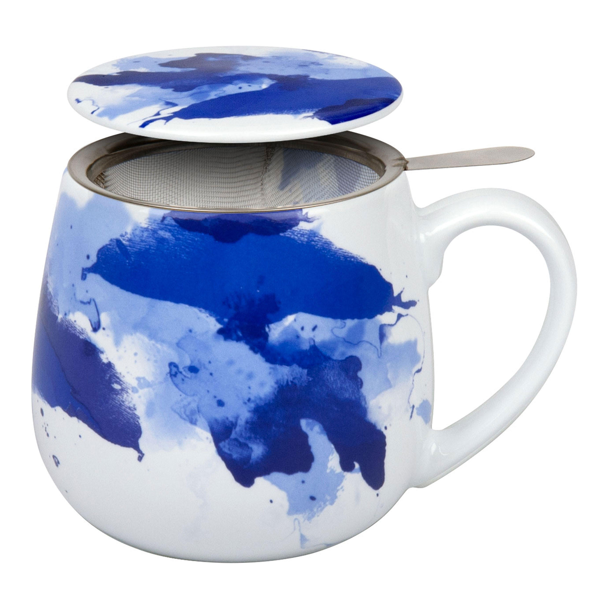 KAFFEEBECHER Seeing Blue - Naturfarben, Keramik (0.42L) - Könitz