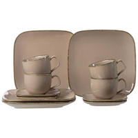 KAFFEESERVICE Casa Grau 12er Set - Grau, Keramik (30/27/33cm) - Ritzenhoff Breker