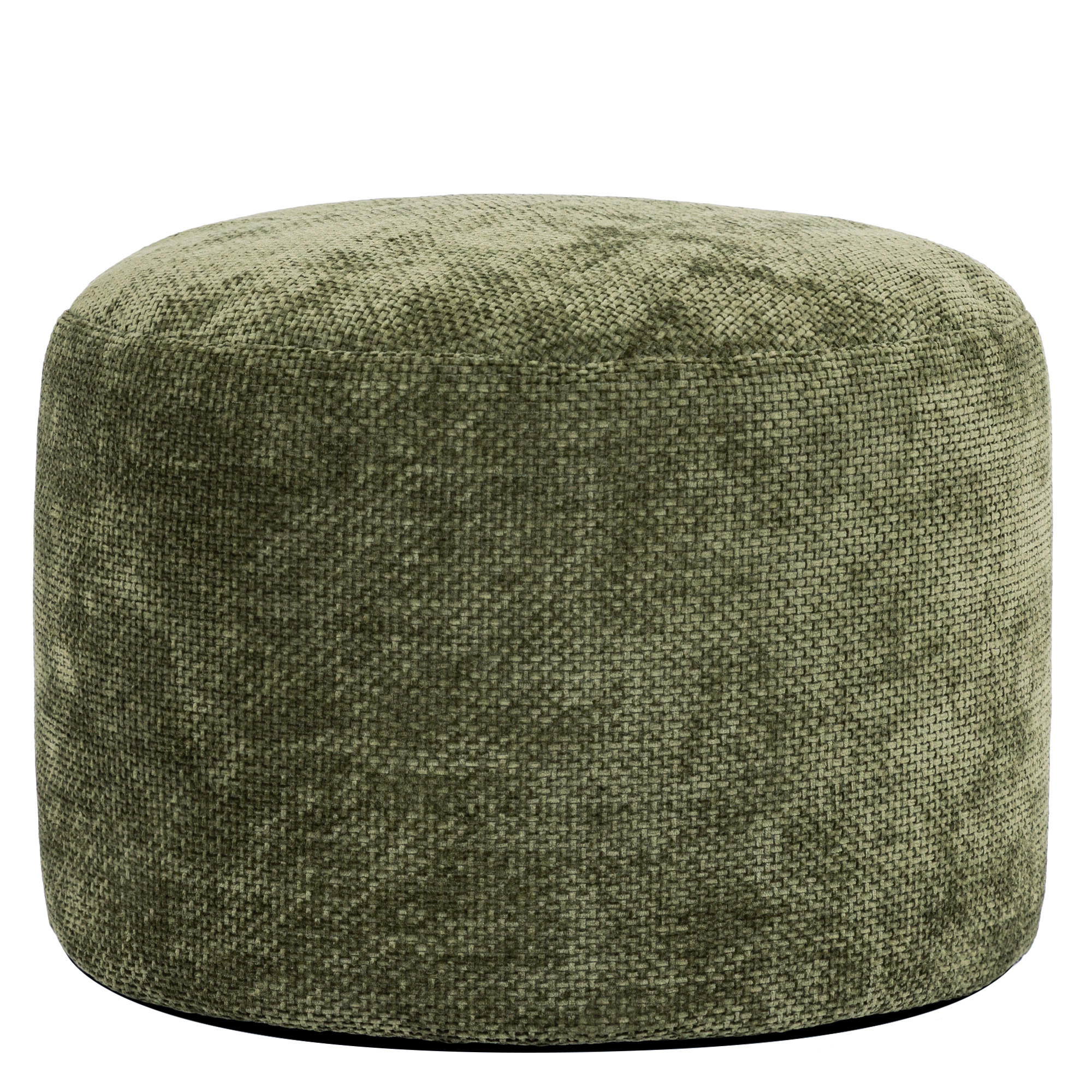 POUF aus Chenille Milano - Olivgrün, Textil (55/35/55cm) - icon