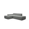 ECKSOFA Modular Premium Grau - Schwarz/Grau, Holz/Holzwerkstoff (280/190cm) - Furnisell