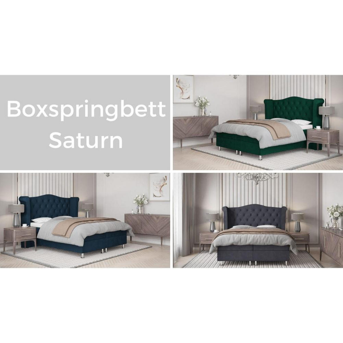 BOXBETT Saturn Bonellfederkern inkl. 7-Zonen Topper T-30 - BOXBETT mit Bettkasten, mit Lieferung - Braun, Holz/Holzwerkstoff (180/200cm) - Best For Home