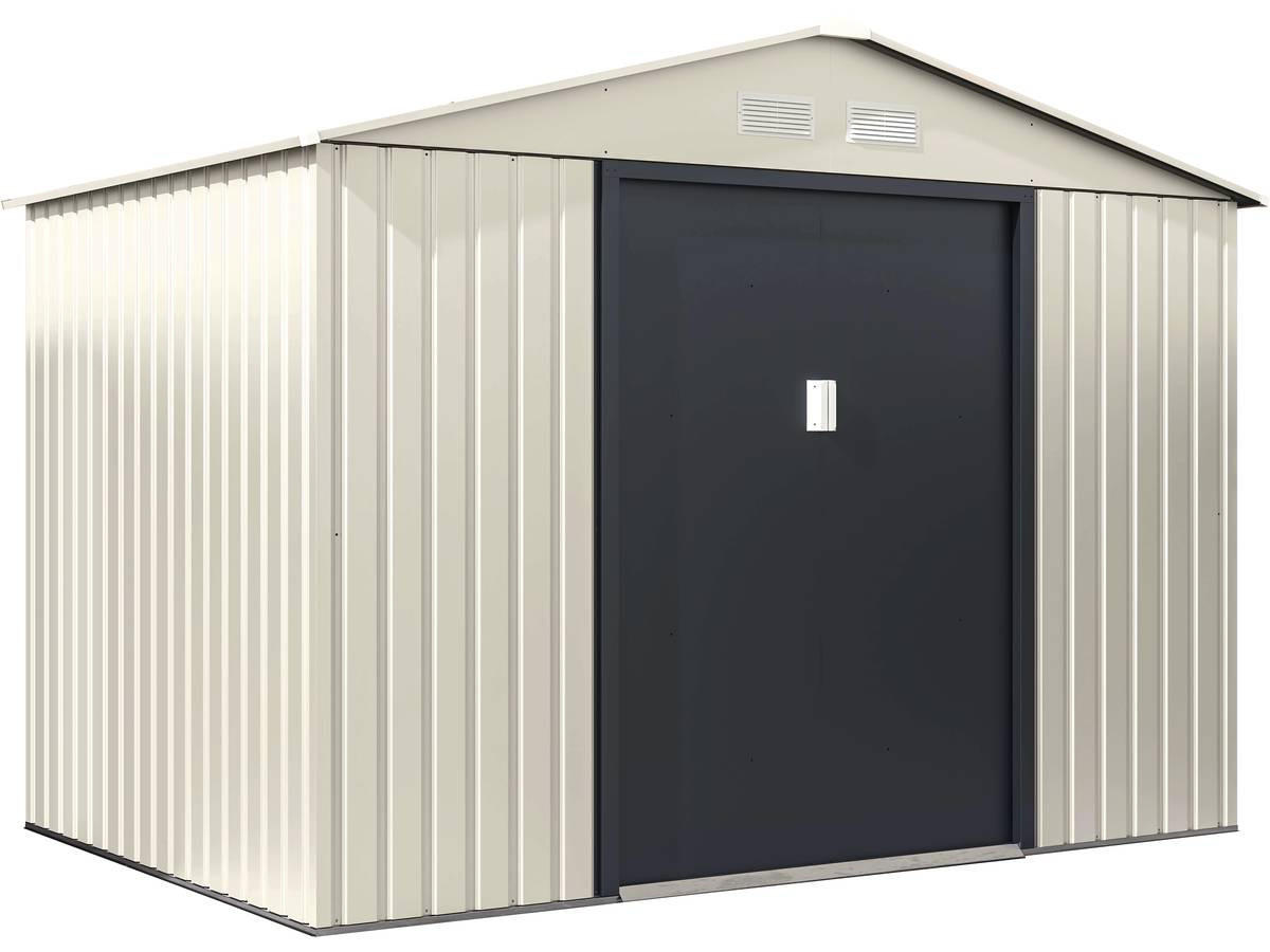 METALL-GARTENHAUS nebraska beige - Beige, Metall (277/202/191cm) - Habitat Garten