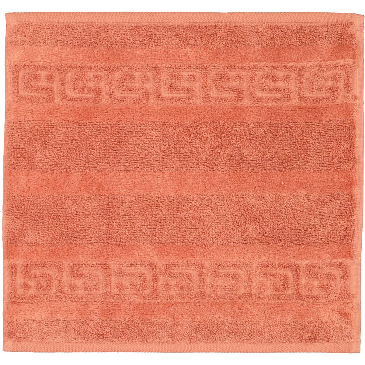 HANDTÜCHER NOBLESSE UNI 1001 BRICK - 387 - Orange, Textil (30/30cm) - Cawoe