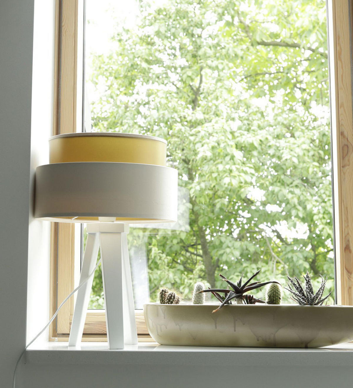 TISCHLAMPE Gold 30/45 cm - Weiß, Kunststoff (30/0.7/45cm) - ONZENO