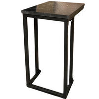 BEISTELLTISCH Astra Marmor 40 cm / 30 cm Schwarz - Schwarz, Stein (30/40/54cm) - Villa Möbel