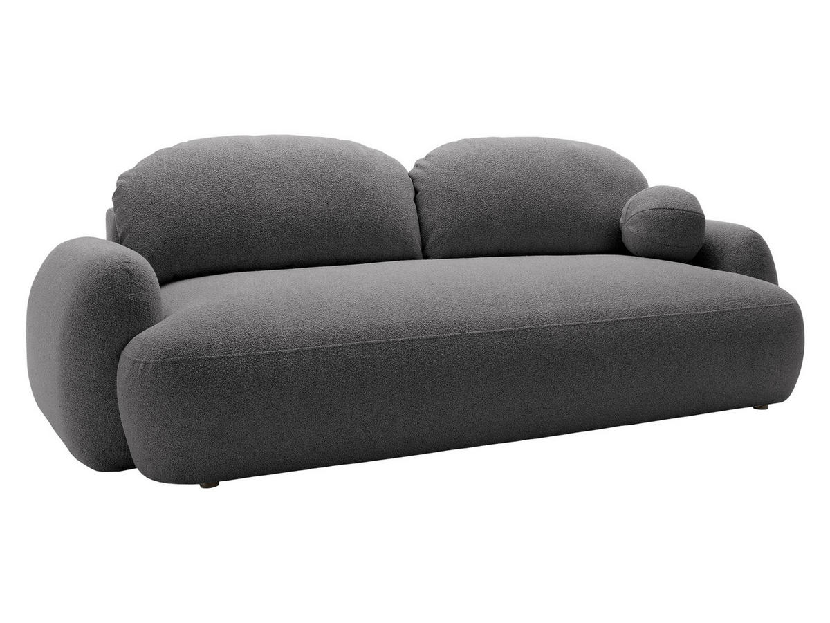 SCHLAFSOFA Mayo - Schwarz/Grau, Holzwerkstoff/Kunststoff (256/85/115cm) - MIRJAN24