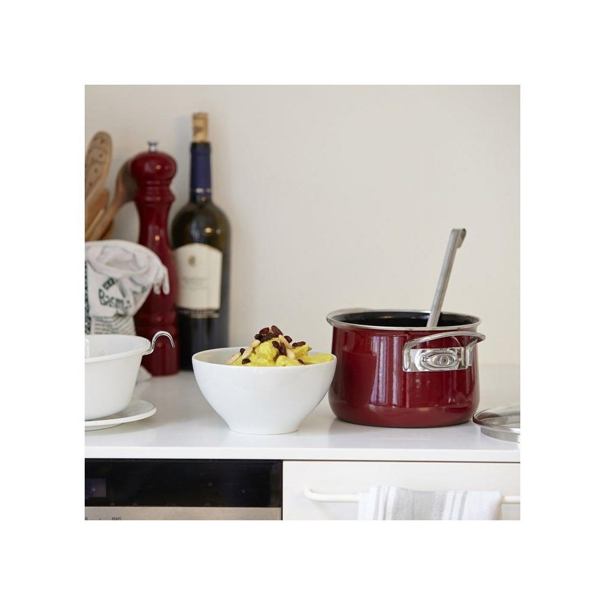 KOCHTOPF Nouvelle 24 cm - Rot, Metall (24cm) - Riess
