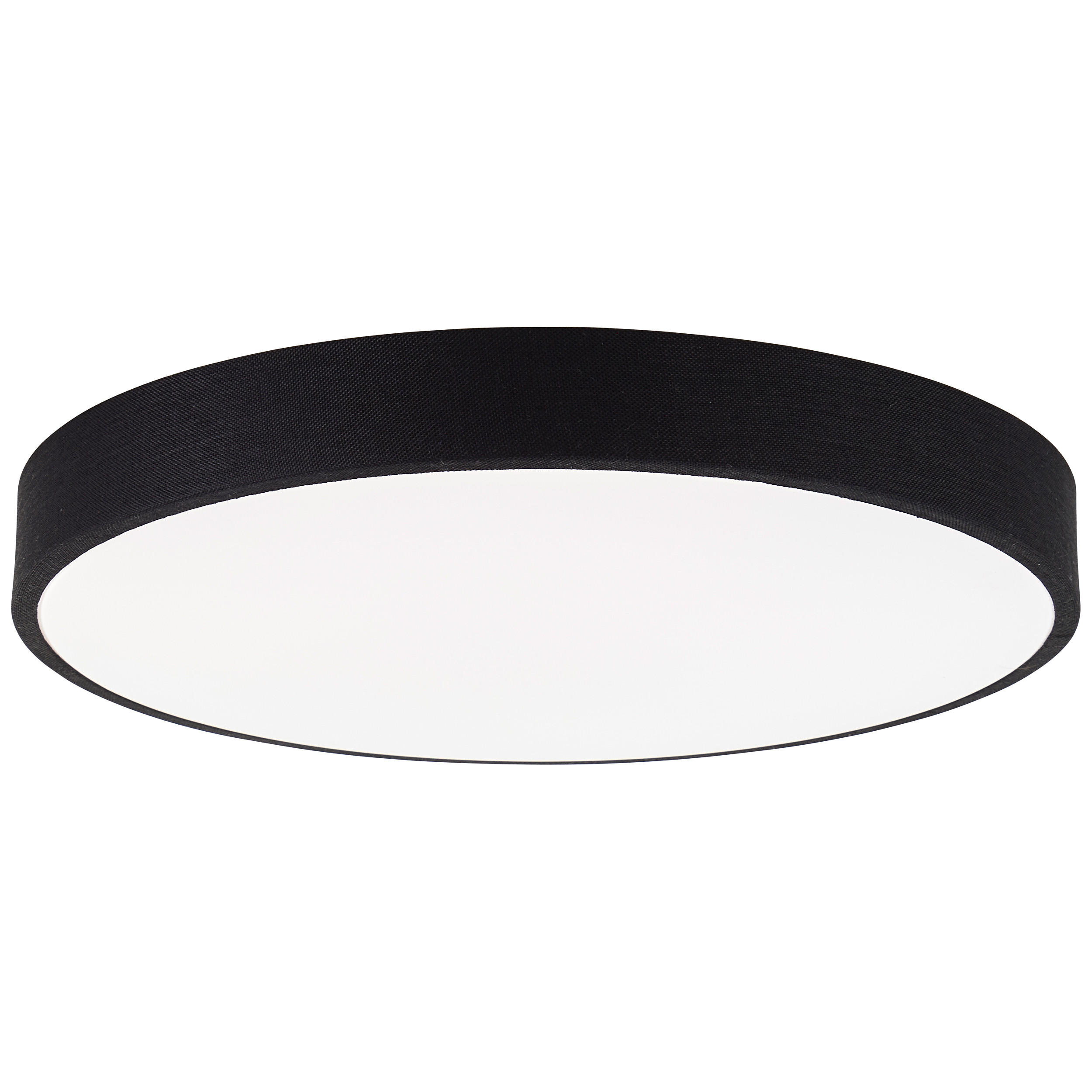 DECKENLEUCHTE Filiz G80821/76 - Schwarz, Metall (49/49/8cm) - Brilliant