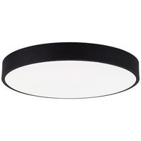 DECKENLEUCHTE Filiz G80821/76 - Schwarz, Metall (49/49/8cm) - Brilliant