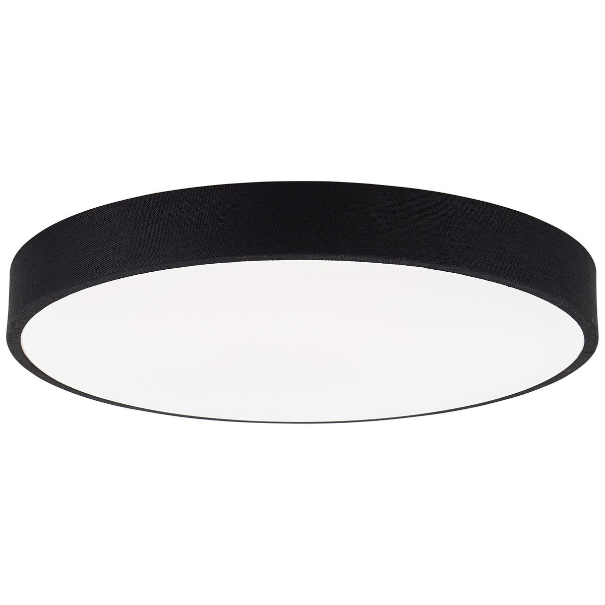 DECKENLEUCHTE Filiz G80821/76 - Schwarz, Metall (49/49/8cm) - Brilliant