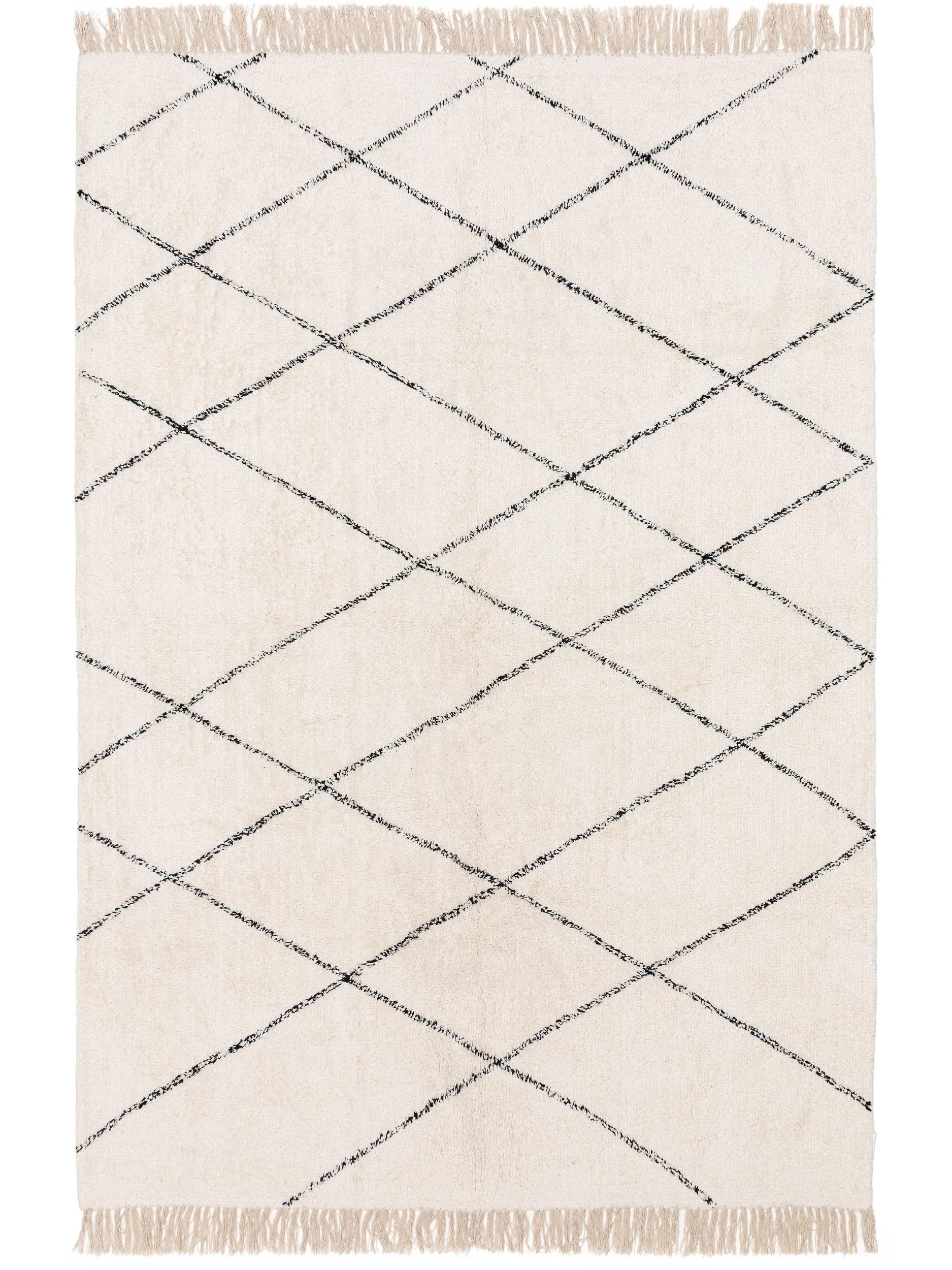 BAUMWOLLTEPPICH waschbar Naomi Cream 120x170 cm - Creme, Textil (120/170cm) - benuta Nest