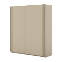 SCHWEBETÜRENSCHRANK VANTE 180/210/62 cm 2-türig Beige - Beige, Holzwerkstoff (180/210/62cm) - MASSENO