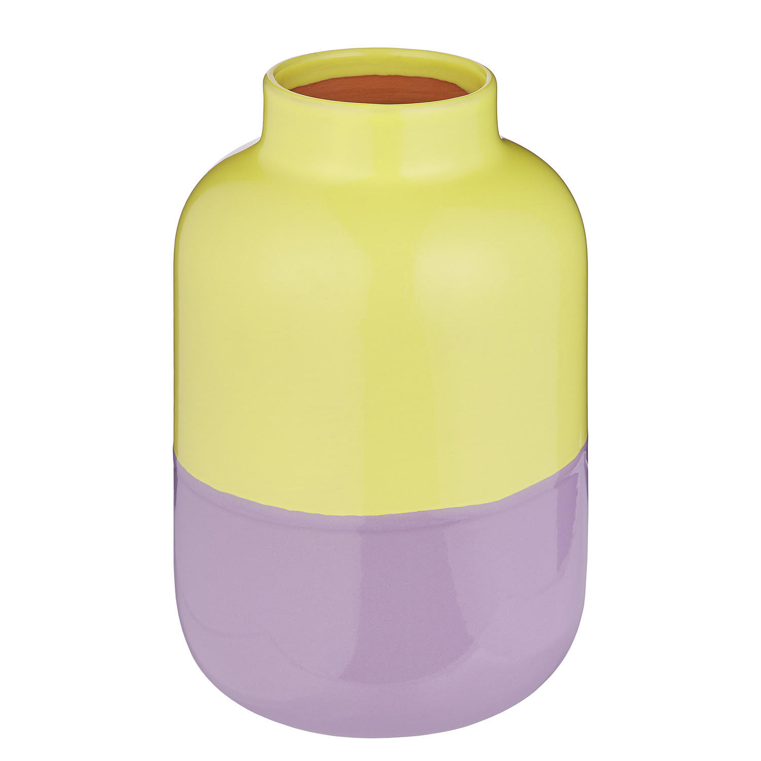 VASE Two Tone - Gelb, Keramik (22cm) - Butlers