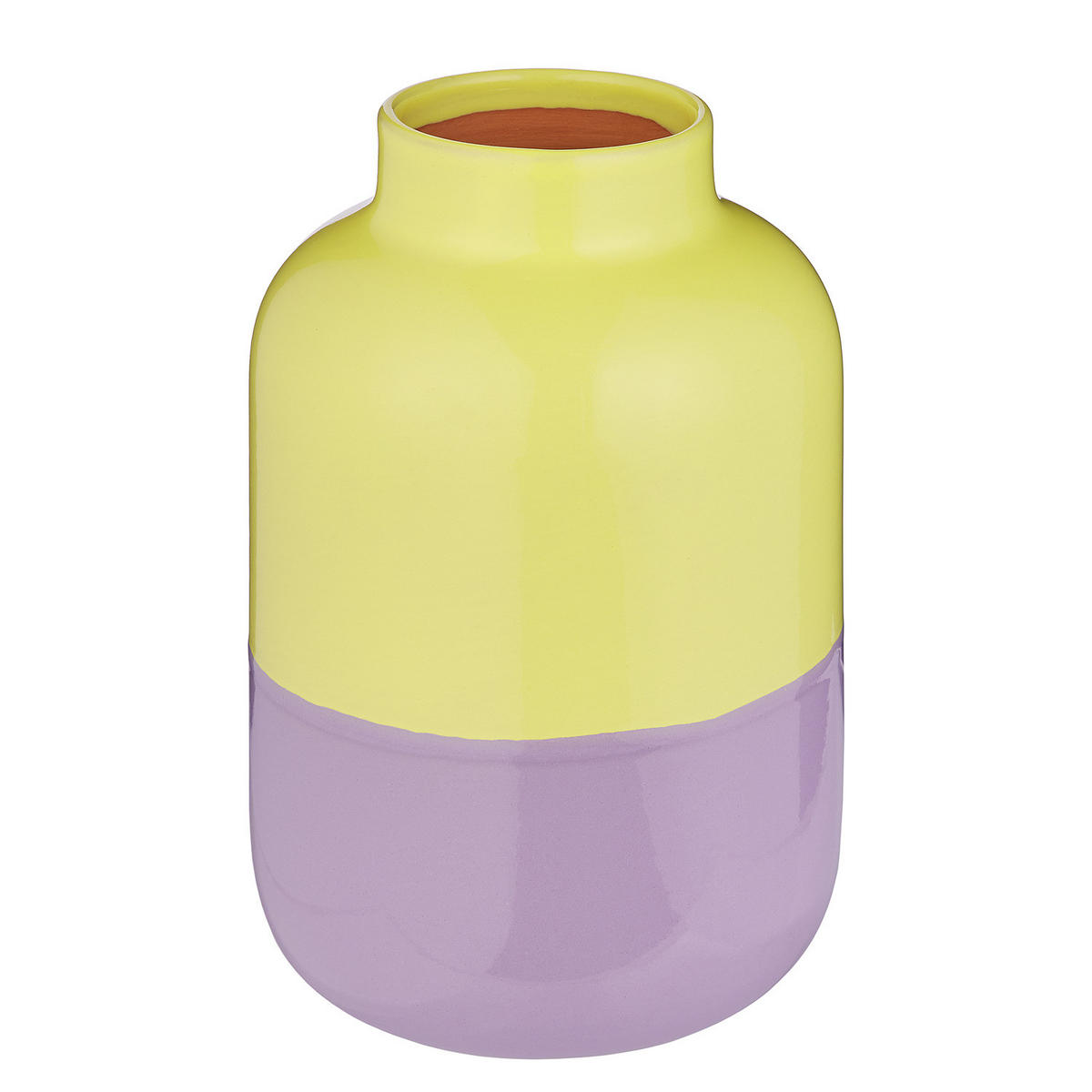 VASE Two Tone - Gelb, Keramik (22cm) - Butlers