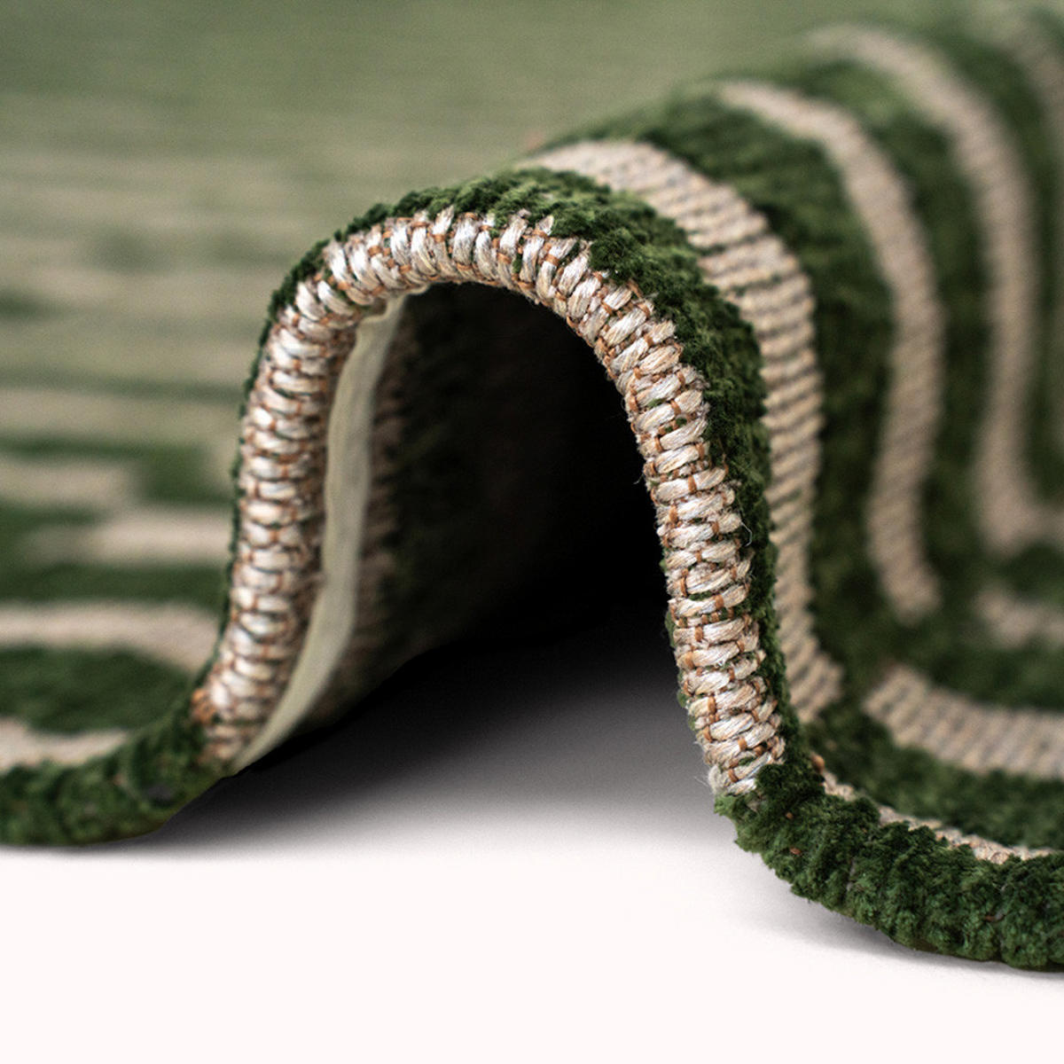 TEPPICH Oasis Structures Berber 170/240 cm - Grün, Textil (170/240cm) - Louis De Poortere