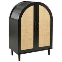 DULAP DE PANTOFI negru Bicheno - negru, compozit lemnos (70/100/38cm) - Beliani