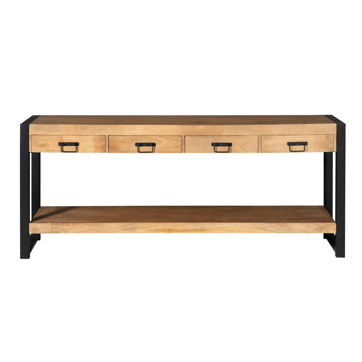 BEISTELLTISCH Boaz Braun 35/180/76 cm - Braun, Holz (35/180/76cm) - Starfurn