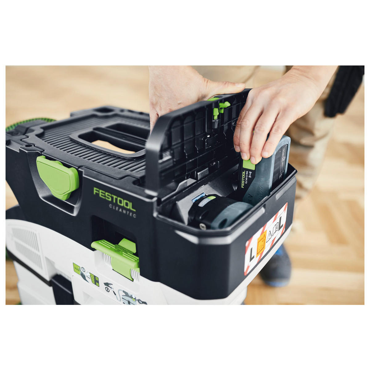 AKKU-ABSAUGMOBIL CLEANTEC CTLC MINI I-Basic - Multicolor, Kunststoff (590/330/630cm) - Festool