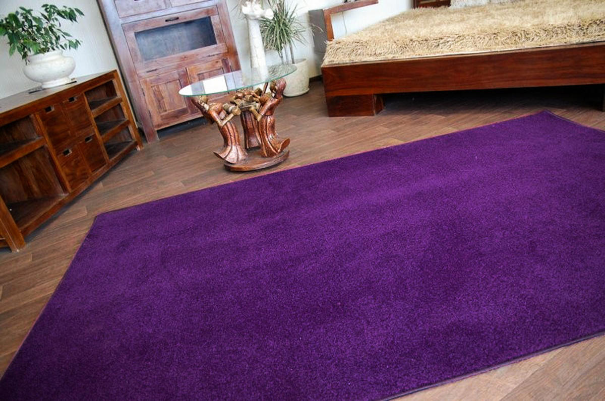LÄUFERBODEN ETON 100/150 cm - Lila, Textil (100/150cm) - rugsX