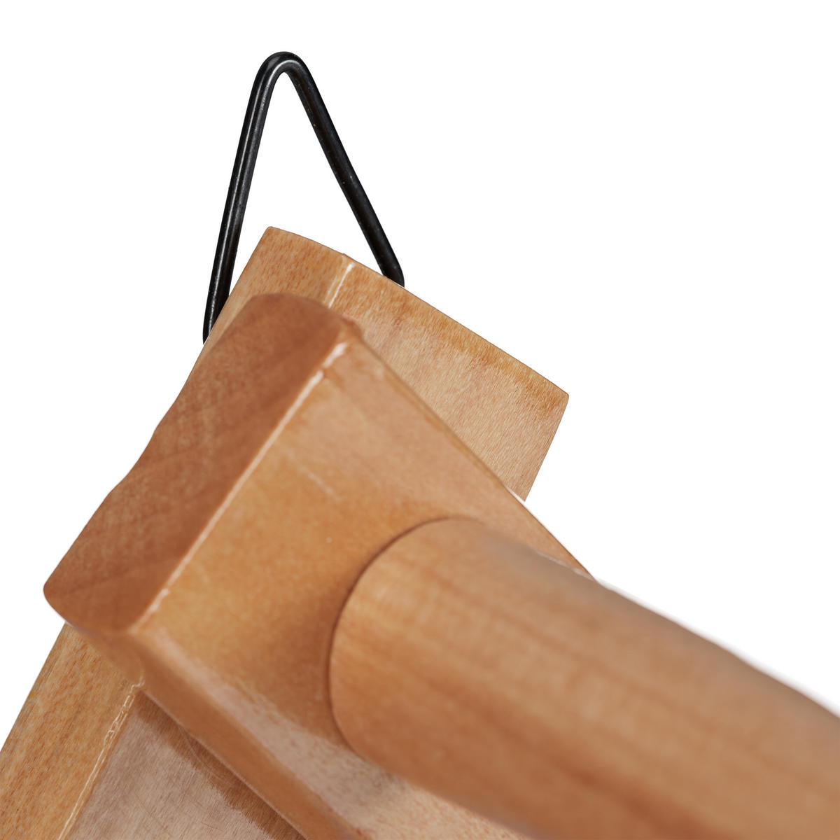 WANDGARDEROBE - Hellbraun, Holz (87.5/5.5/7.5cm) - Relaxdays