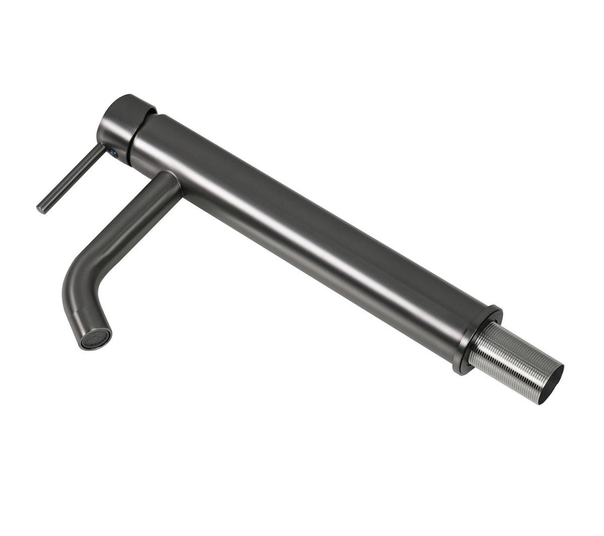 WASCHTISCHARMATUR Everest XL Grau - Grau, Metall (10/20/5cm) - Badplaats