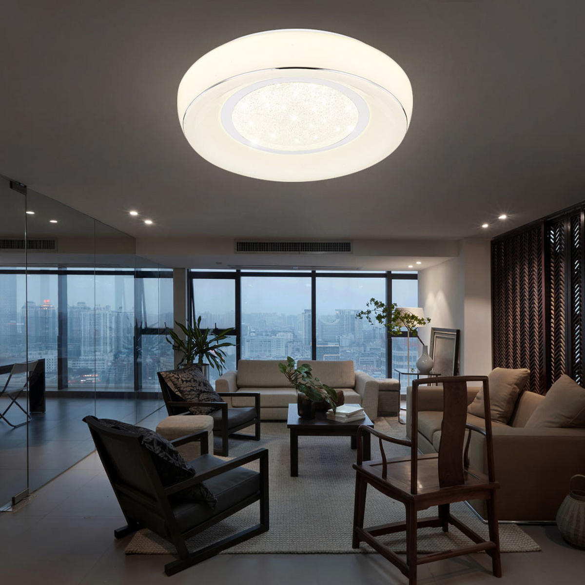 LED DECKENLEUCHTE MICKEY Weiß - Weiß, Metall (39/39/9cm)