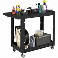 WERKZEUGWAGEN DE-09500 Schwarz - Schwarz, Kunststoff (43.5/84.5/102.6cm) - ComfortXL
