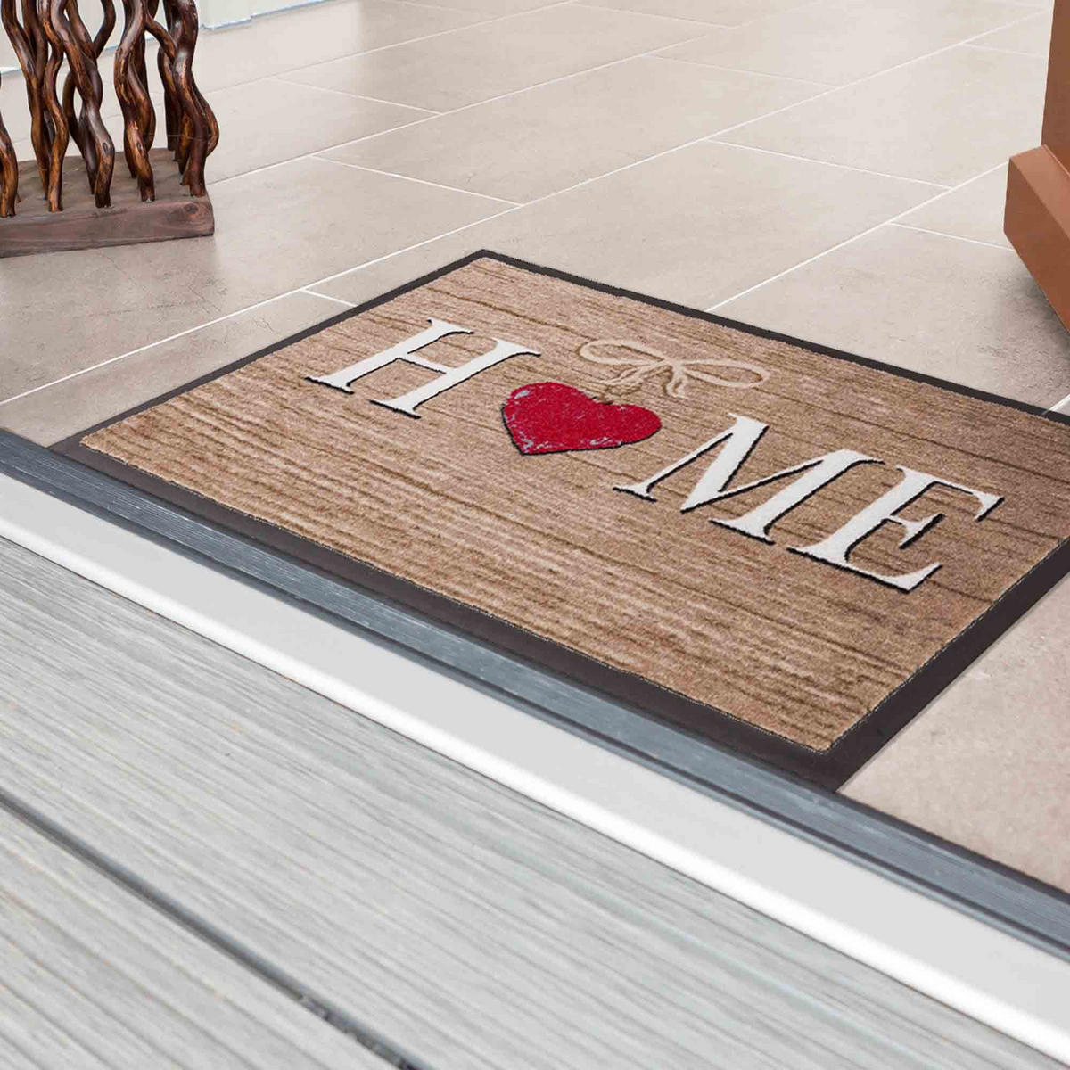 FUSSMATTE INDOOR HOMELIKE - Braun, Textil (40/60cm) - Astra
