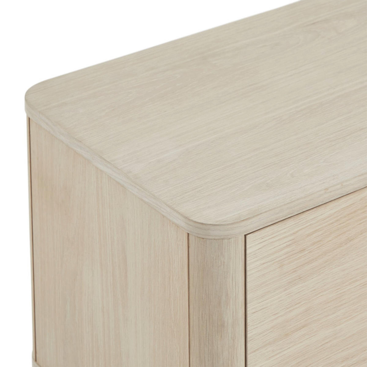 TV-ELEMENT Eiche massiv - Eichefarben, Holz (180/52/45cm) - Furnhouse