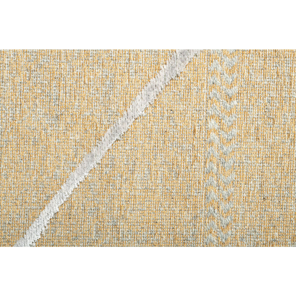 Thumbnail - Sansibar Sylt Flachwebteppich, Gold, Textil, Rauten, Rechteckig, 120x170 cm, für Fußbodenheizung geeignet, Teppiche & Bö...