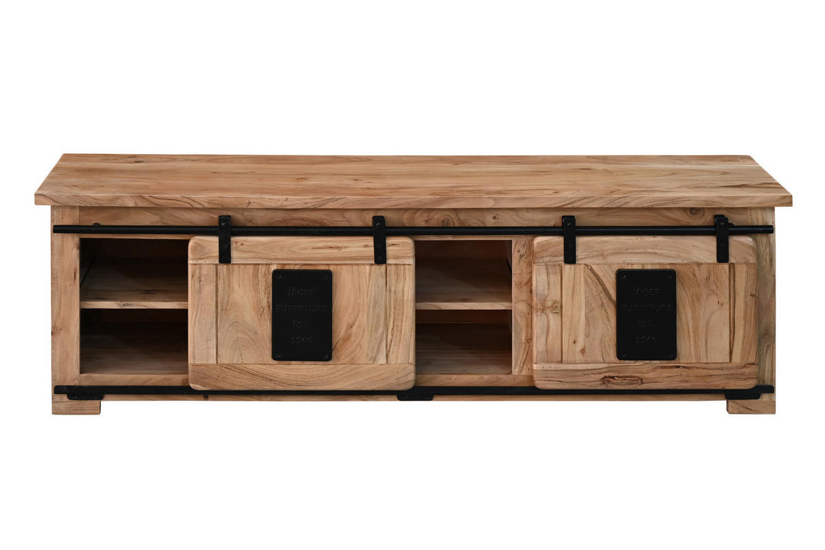 LOWBOARD LIBRO - Beige/Naturfarben, Holz (160/50/45cm) - SAM