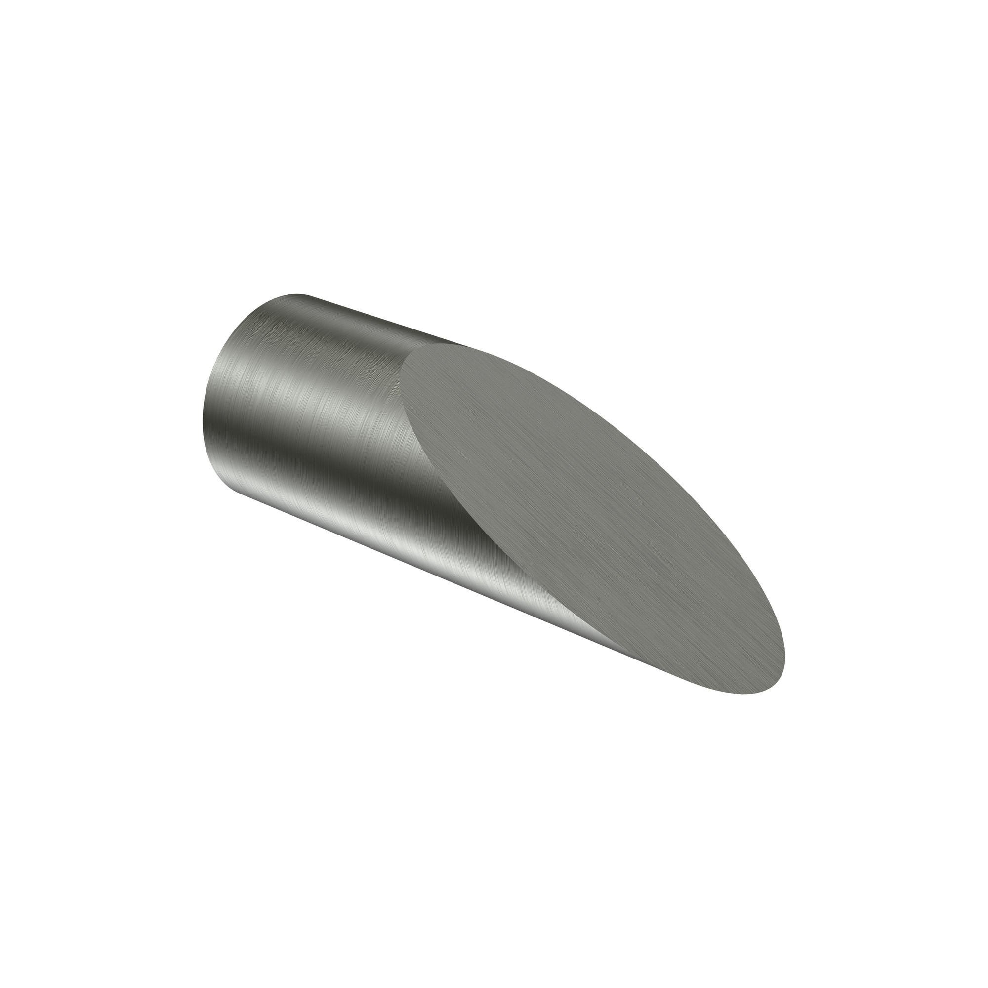 ENDSTÜCKE FÜR GARDINENSTANGEN 20 mm Ø, Nevia Edelstahl, Packung 2 Stück - Edelstahlfarben, Metall (7/2.4/2.4cm) - INTERDECO