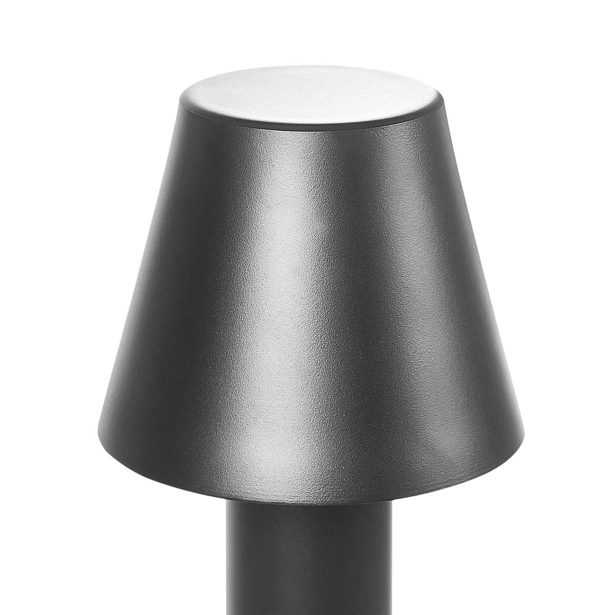 LED-POLLERLEUCHTE Schwarz Holmes - Schwarz, Metall (12/12/60cm) - Beliani