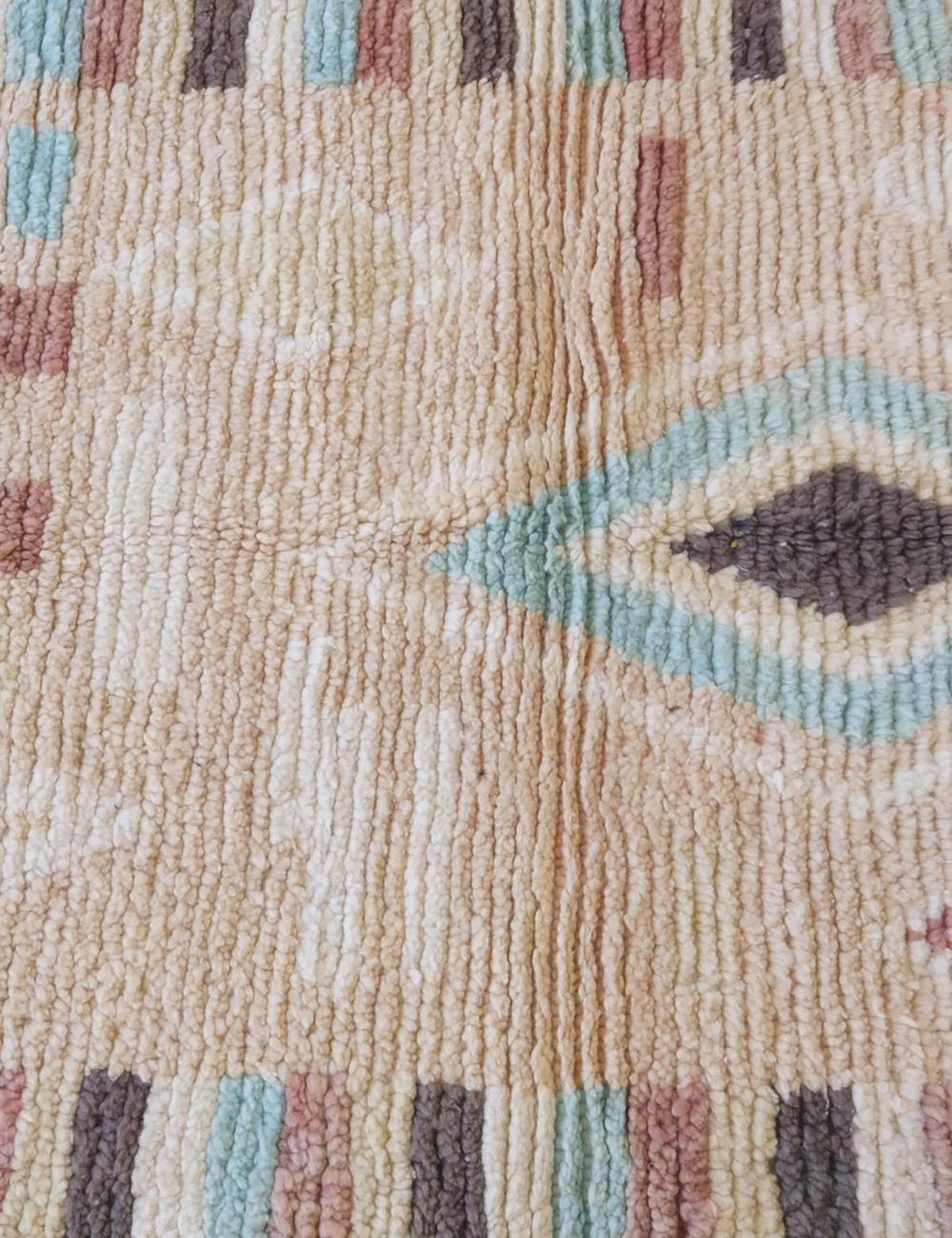 BERBERTEPPICH aus reiner Wolle 97x 152 cm - Multicolor, Naturmaterialien (97/152cm) - AFK Living