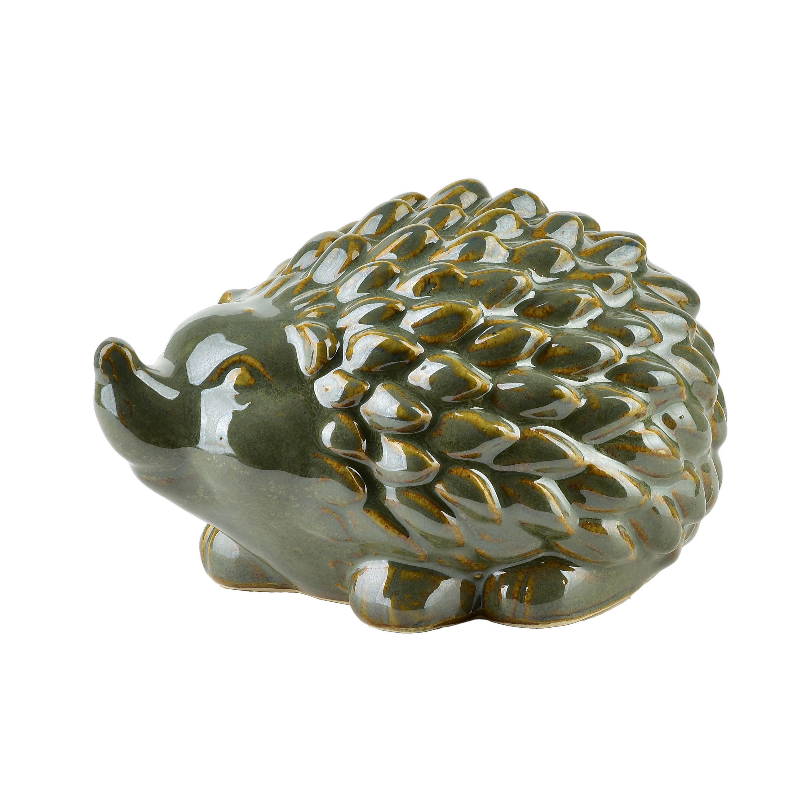 DEKORATION Mave Green Grün 15,5/11/9,5cm Keramik - Grün, Keramik (12/11/16.5cm) - Mondex