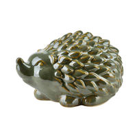 FIGURKA MAVE GREEN, keramika, zelená, 15,5/11/9,5cm - zelená barva, keramika (12/11/16.5cm) - Mondex