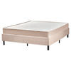 BOXSPRINGBETT 160/200 cm Beige Countess - Beige/Braun, Textil (160/200cm) - Beliani