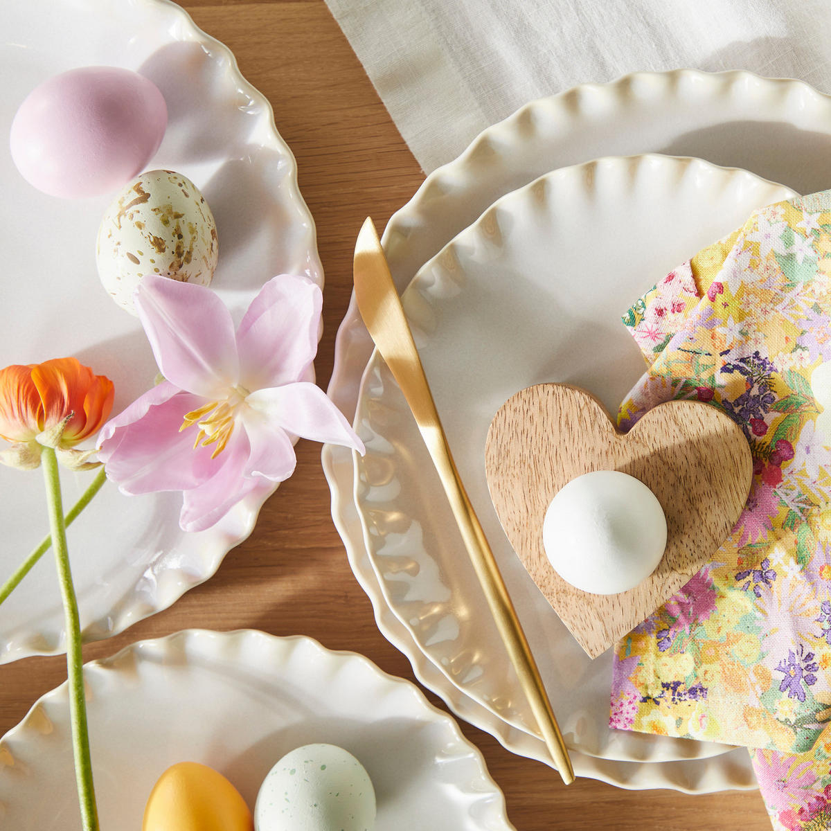 EIERBECHER (4er Set) Mango Days - Braun, Holz (10/2/10cm) - Butlers