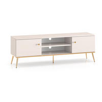 LOWBOARD Selgin Kaschmir / Gold 160 / 40 / 53cm - Kaschmir/Goldfarben, Holz/Holzwerkstoff (160/53/40cm) - Feldmann-Wohnen