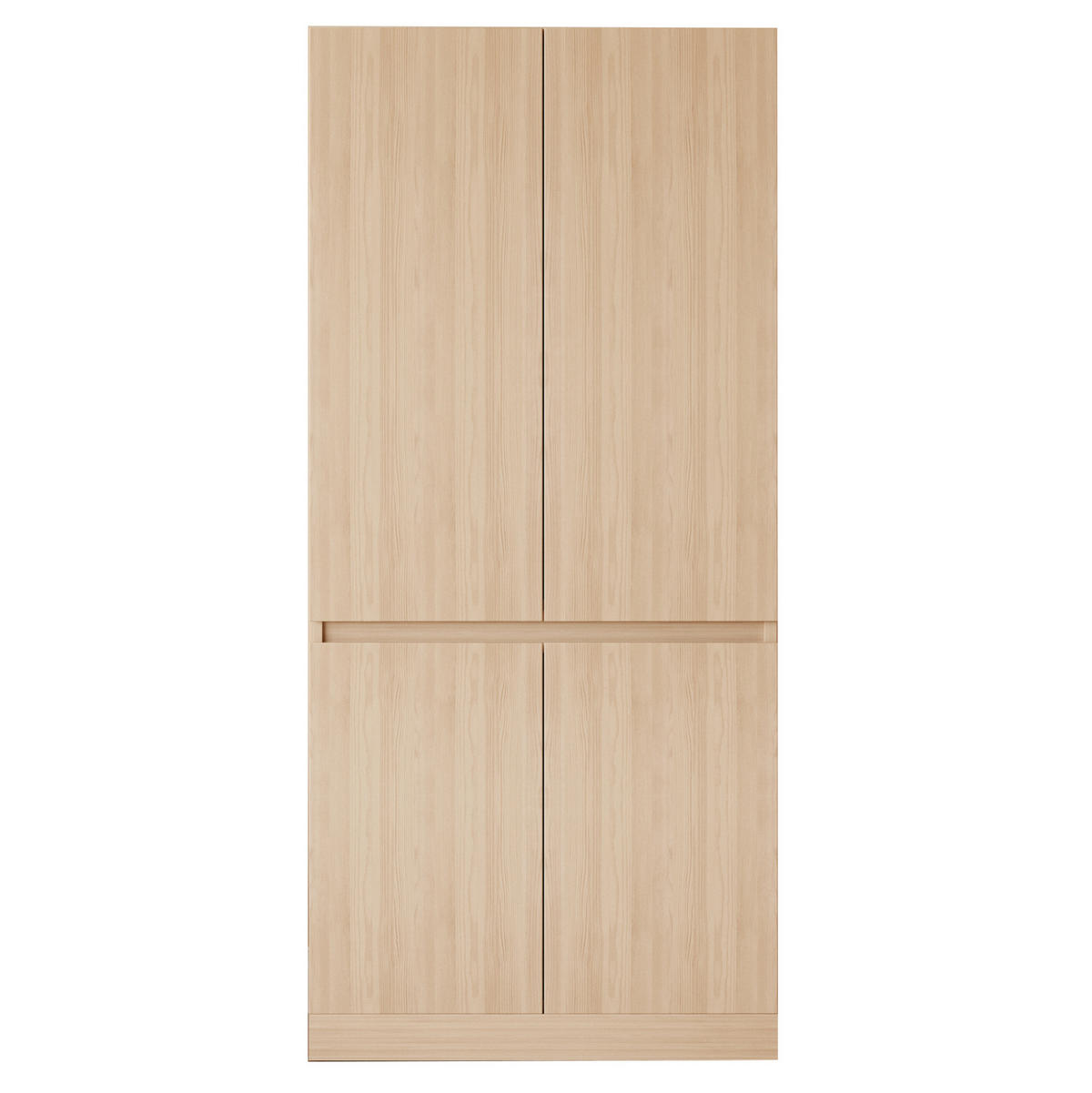KLEIDERSCHRANK aus Holz 70x40x170 cm Naturholz mit Doppeltüren und großem Stauraum - Nussbaumfarben, Holzwerkstoff (70/170/40cm) - Modfu