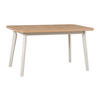 ESSTISCH Oslo 6 - Beige/Eiche Artisan, Holz (80/140/75cm) - Leaf Design
