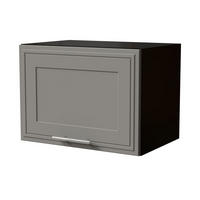 KLAPPHÄNGESCHRANK Salo W4B/50 Schwarz / Dust Grey Matt 50 / 32,5 / 36cm - Schwarz/Grau, Holz/Holzwerkstoff (50/36/32.5cm) - Feldmann-Wohnen