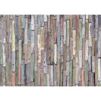 FOTOTAPETE Holzoptik 360 x 254 cm - Multicolor, Papier (360/254cm) - Sanders & Sanders