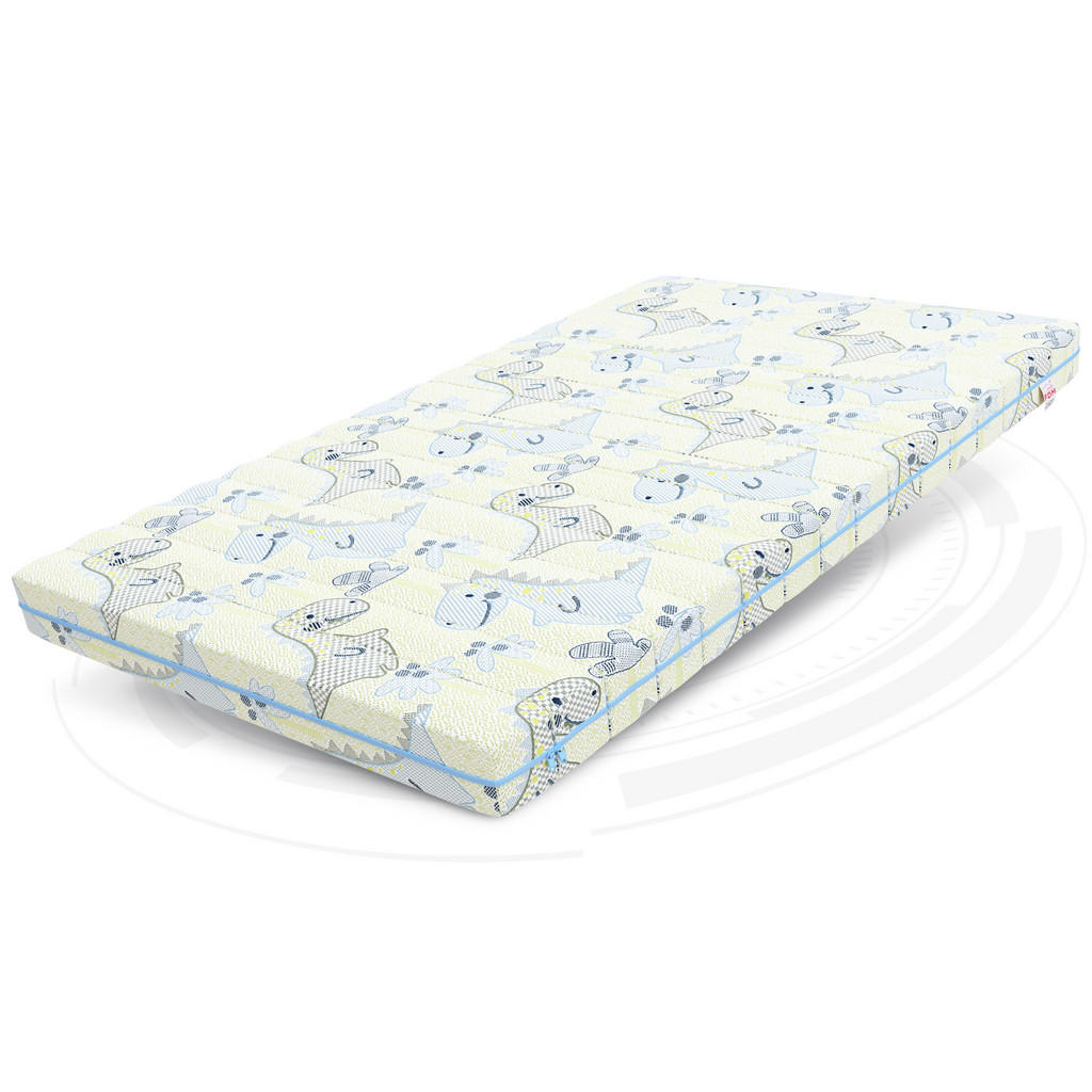 Thumbnail - FDM Kindermatratze, Hellgelb, Textil, Animalprint, H2 + H3, Füllung: Kaltschaum, Rechteckig, 90x200 cm, Oeko-Tex® Standa...
