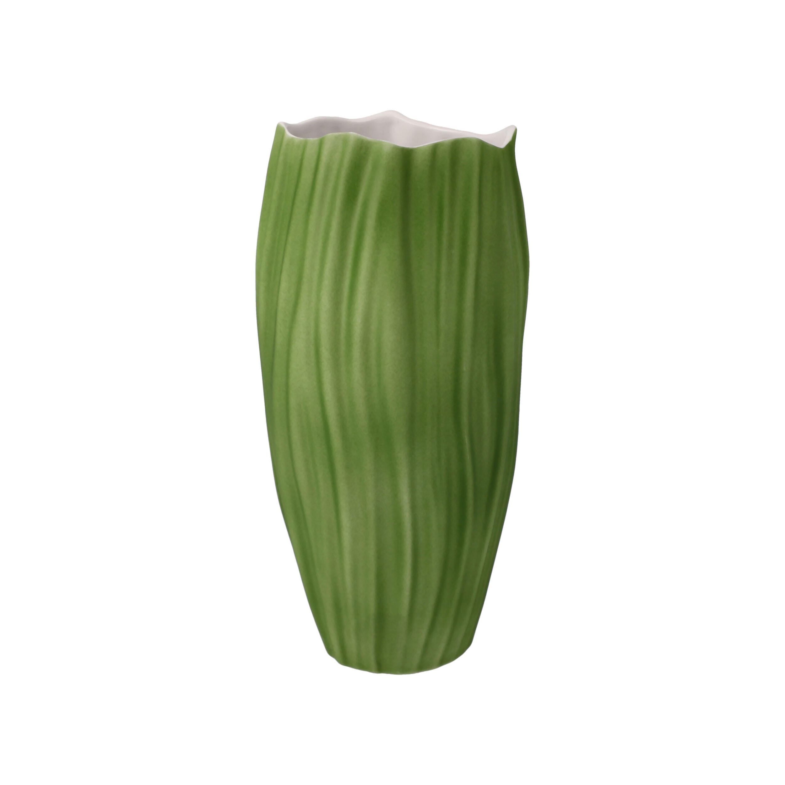 VASE Spirulina 20 cm - Grün, Keramik (20cm) - Goebel