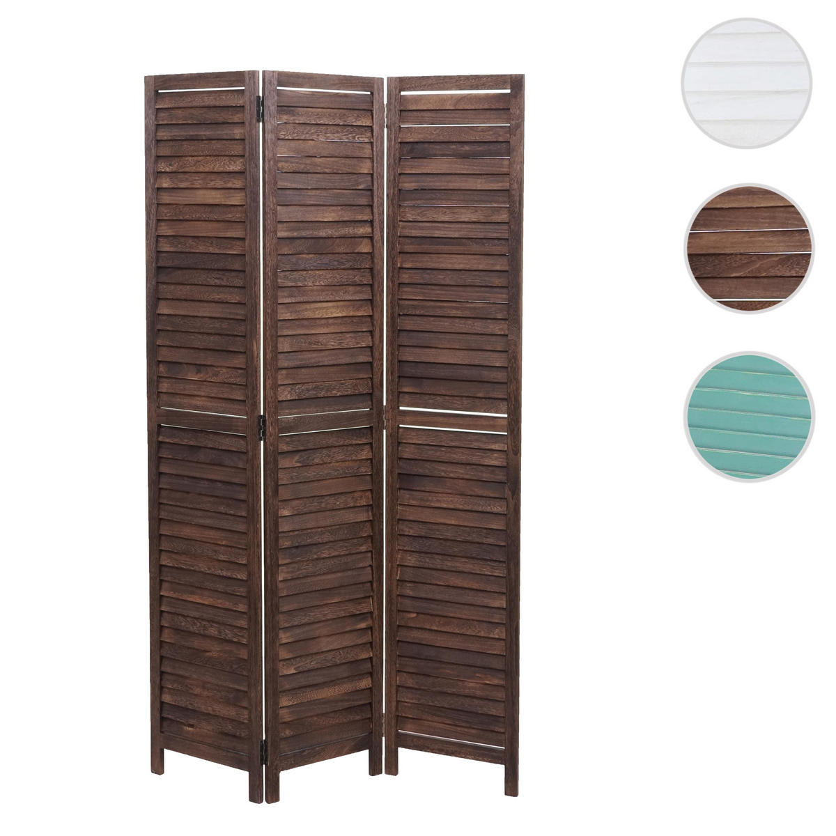 PARAVENT Braun - Braun, Holz (120/170/2cm) - MCW