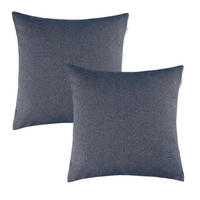 ZIERKISSENHÜLLE DEKOKISSENHÜLLE FUN 2er Set - Titanfarben, Textil (45/45cm) - Esprit